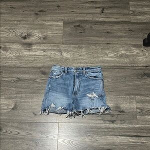 Distressed Denim Women's Shorts